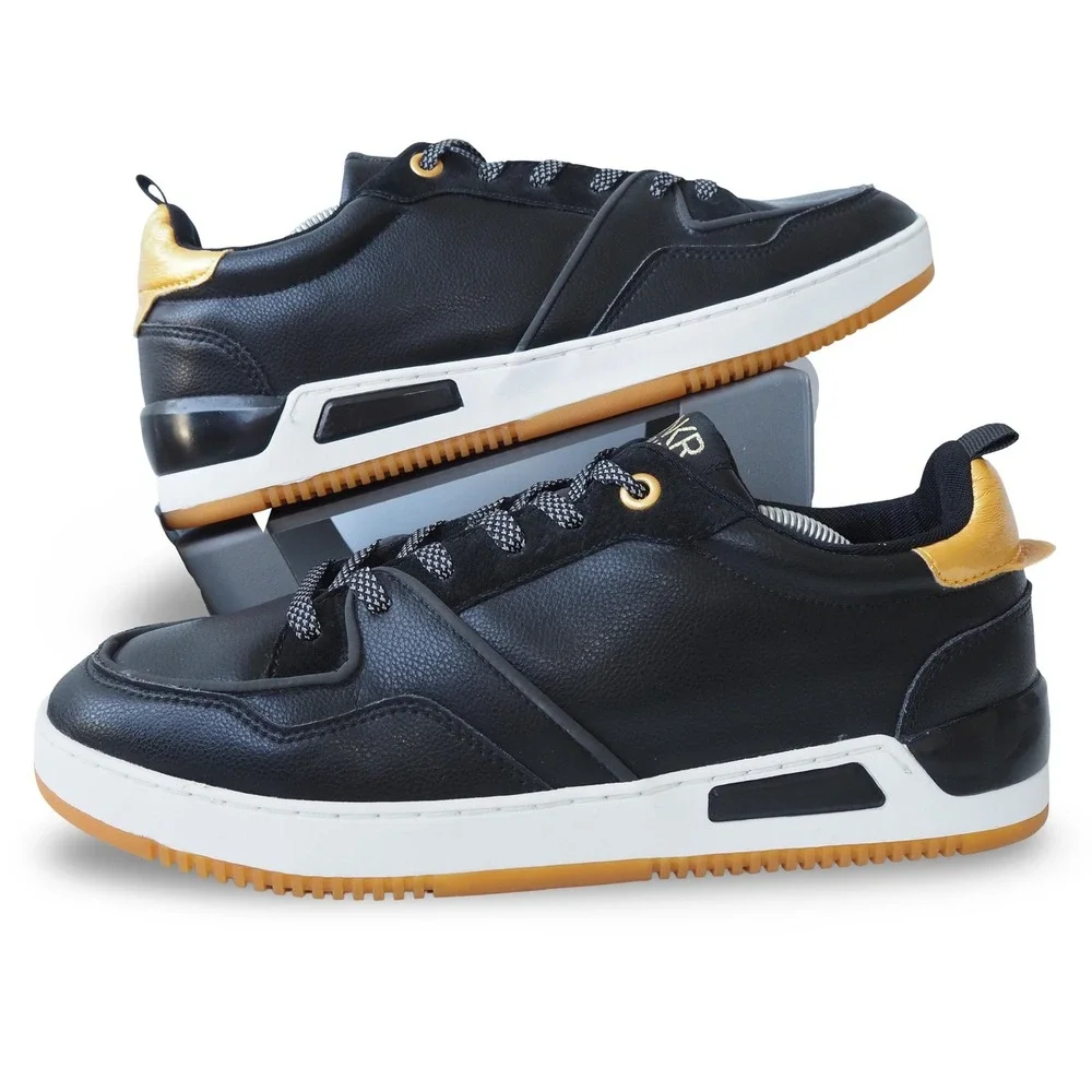 SNKR Project Lafayette Sneakers‎ SNKR1811 Black Gold Mens 12 Low Top Shoes